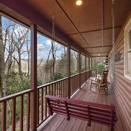Log Cabin On Peaceful River ブローイング・ロック エクステリア 写真